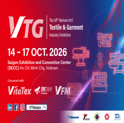 VTG 2026 - Chuỗi Triển Lãm Dệt May & Ngành Giày Dép tại Việt Nam.