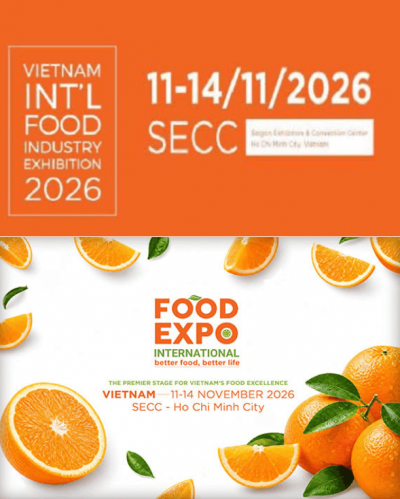 VIETNAM FOODEXPO 2026 & FOODEXPO INTERNATIONAL 2026 Tập Trung Thị Trường Nội Địa và Quảng Bá Thương Hiệu Việt.