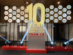 Thi Công Sự Kiện Kỷ Niệm 10 Năm Công Ty Tuấn Lê