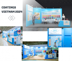 Thi Công Gian Hàng Triển Lãm Sơn Phủ & Mực In Tại Việt Nam - Coatings Vietnam 2024