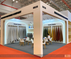 Thi Công Gian Hàng Hội Chợ Quốc Tế HangZhou KB Fabric Company 2025