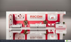Thiết Kế Gian Hàng RiCoh - Triển Lãm Quốc Tế VietNam Printpack 2025