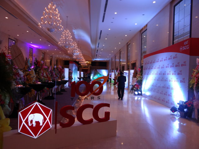 Event booth for 100 Years SCG