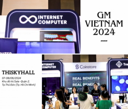 Thi Công Gian Hàng Conistore GM Vietnam 2024- Vietnam Blockchain Week