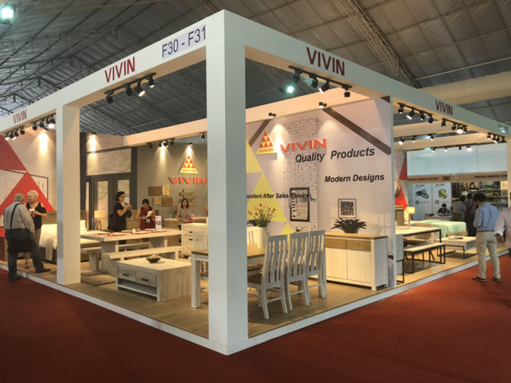 contractor booth exhibition vietnam