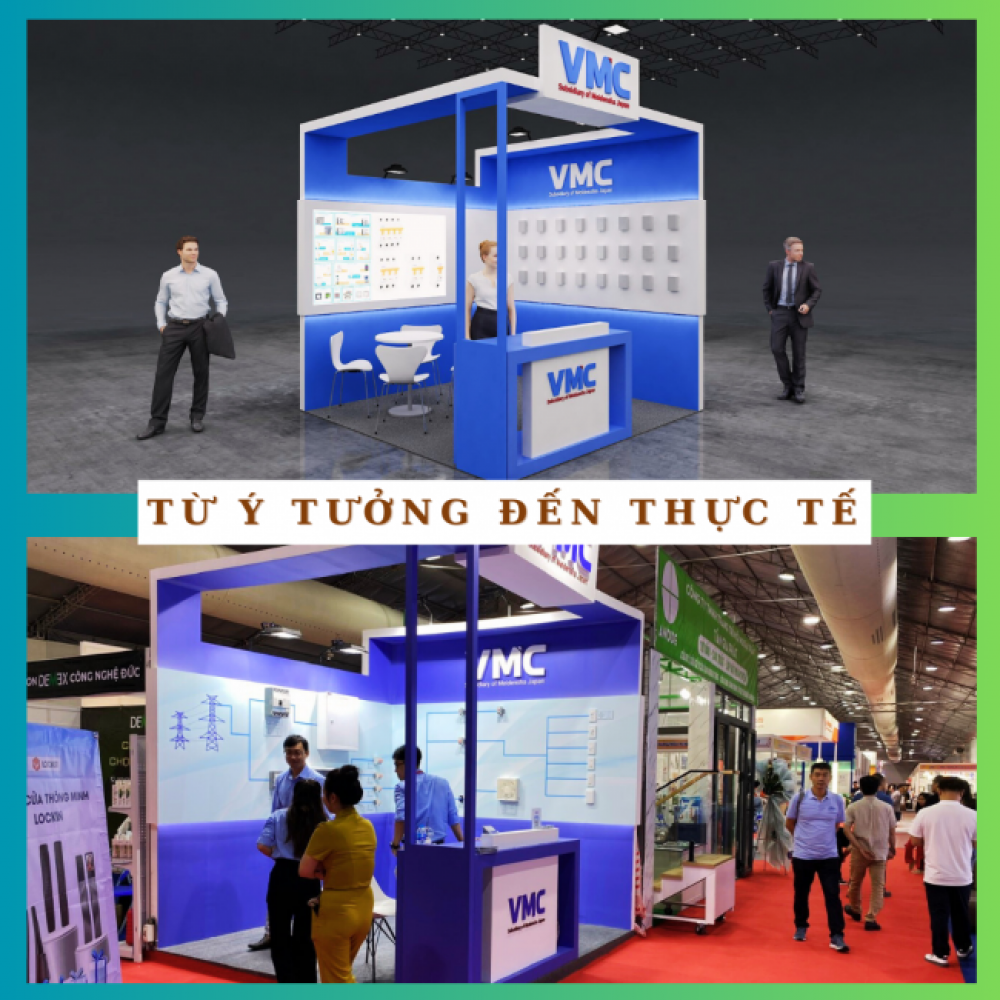 contractor booth exhibition vietnam