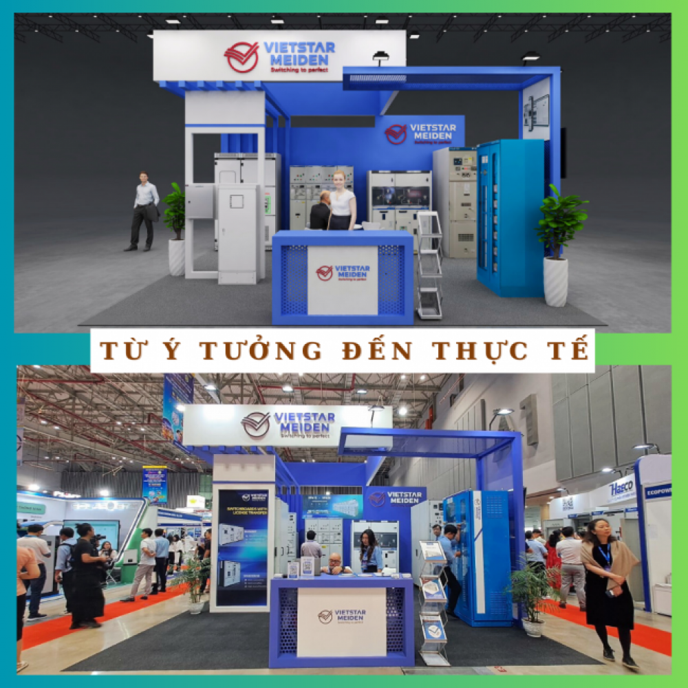 contractor booth exhibition vietnam