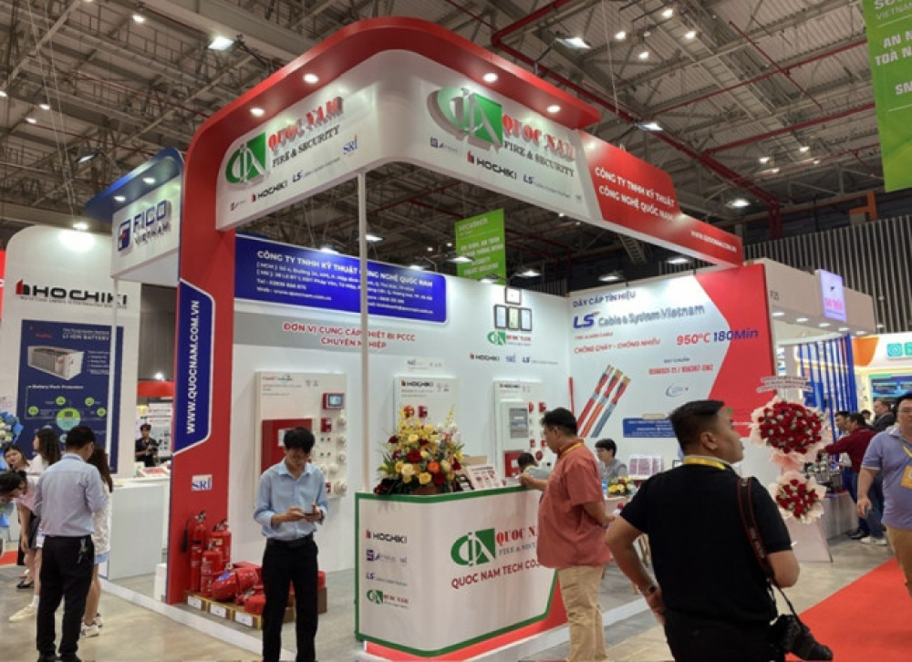 contractor booth exhibition vietnam