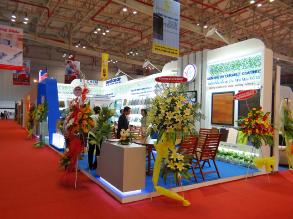 contractor booth exhibition vietnam