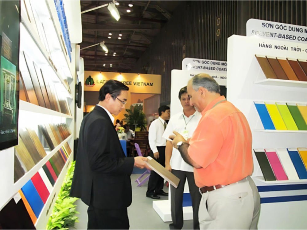 contractor booth exhibition vietnam