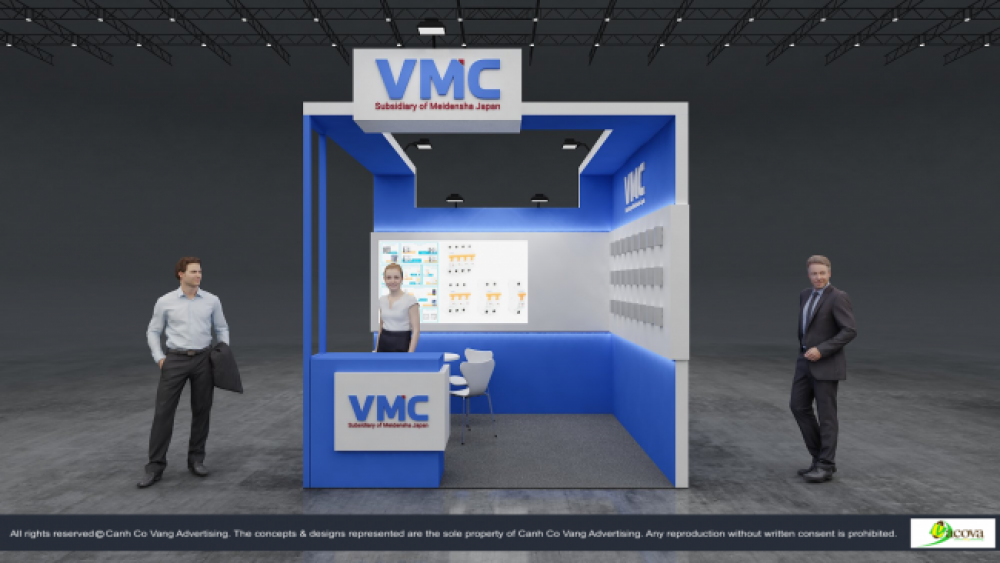 contractor booth exhibition vietnam