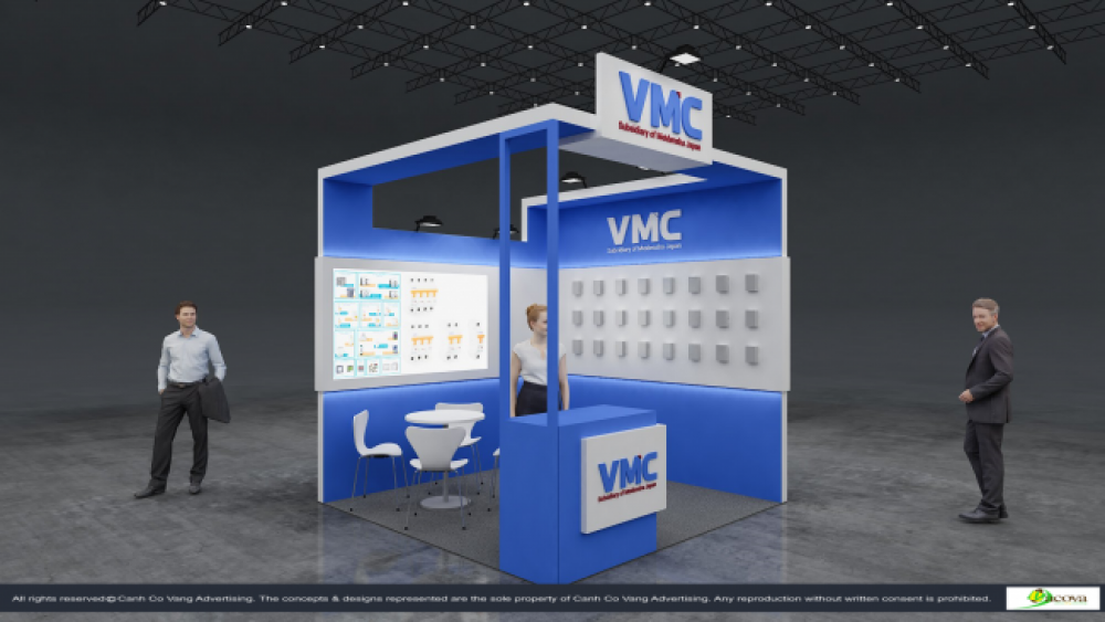 contractor booth exhibition vietnam