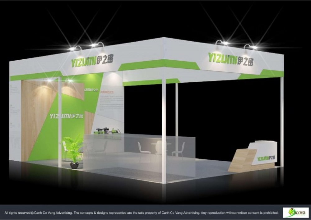 contractor booth exhibition vietnam