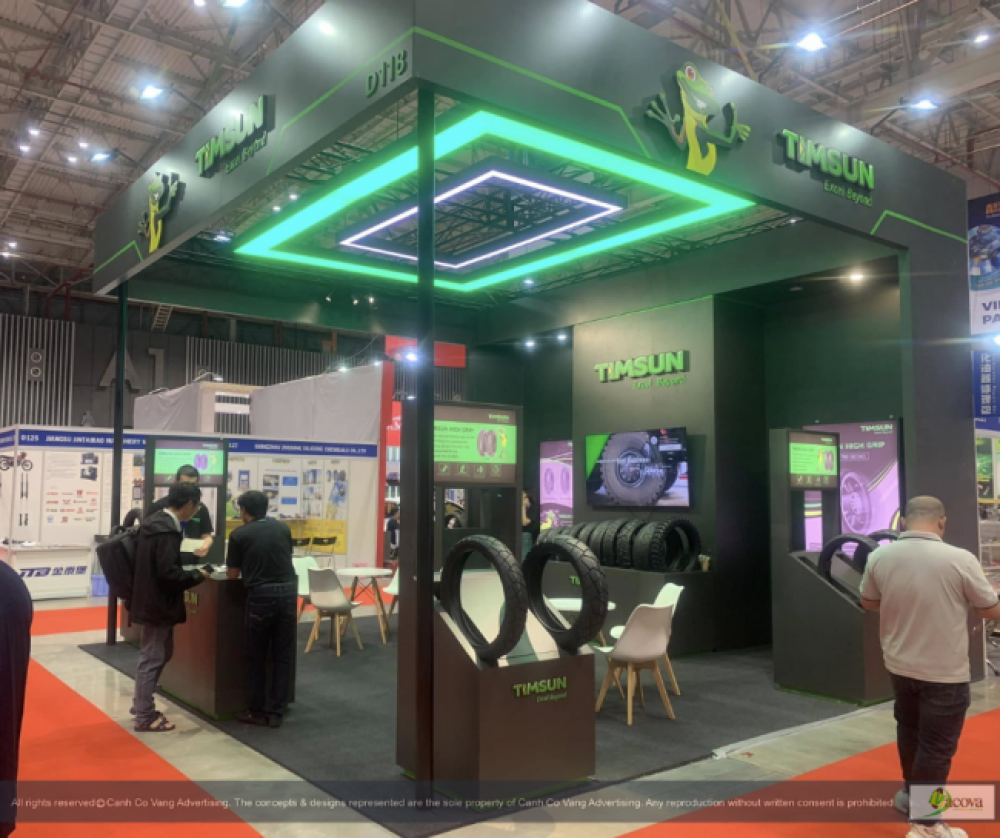 contractor booth exhibition vietnam