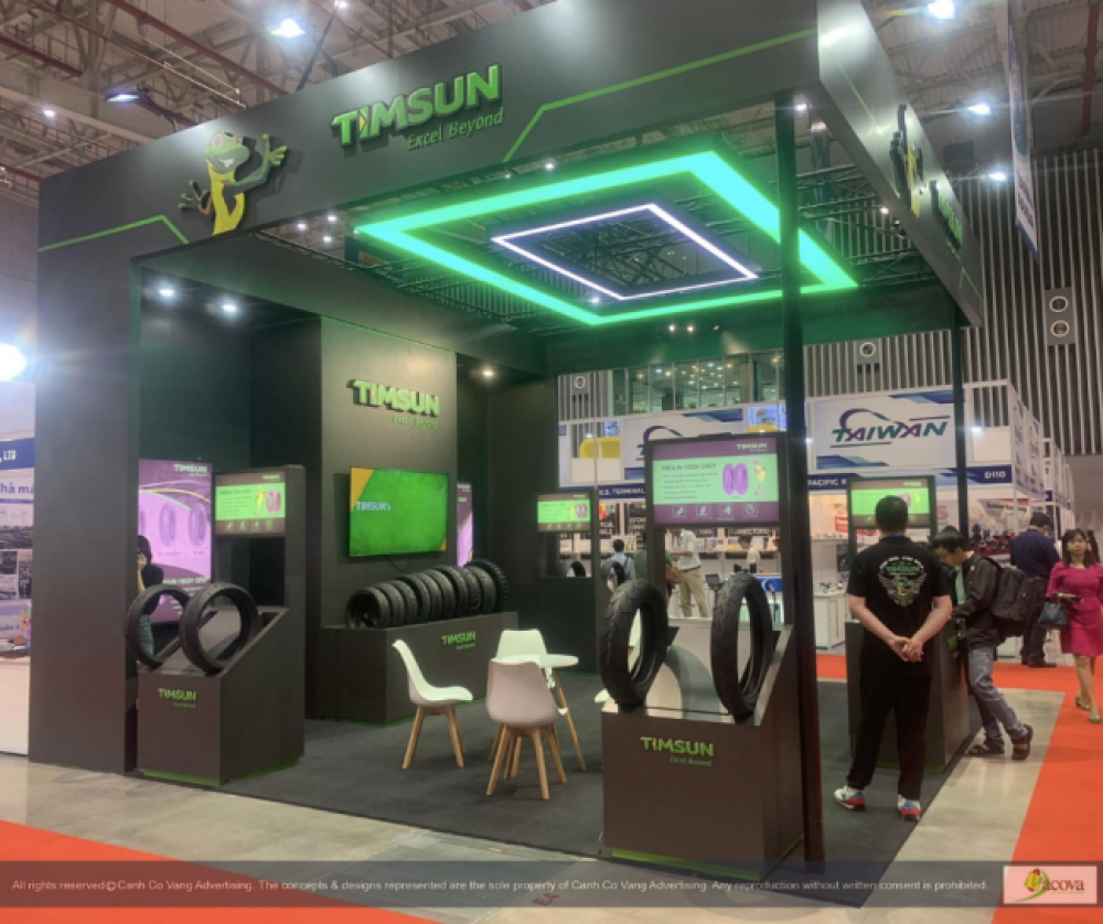 contractor booth exhibition vietnam