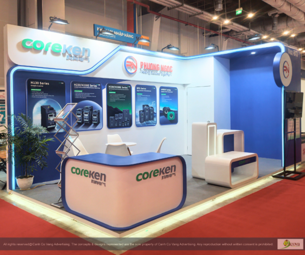 contractor booth exhibition vietnam