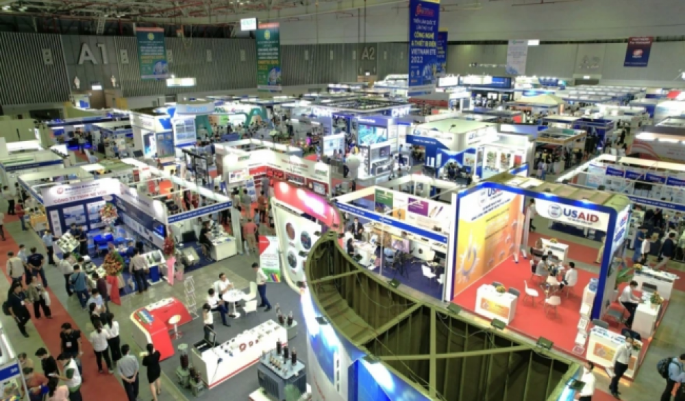 contractor booth exhibition vietnam