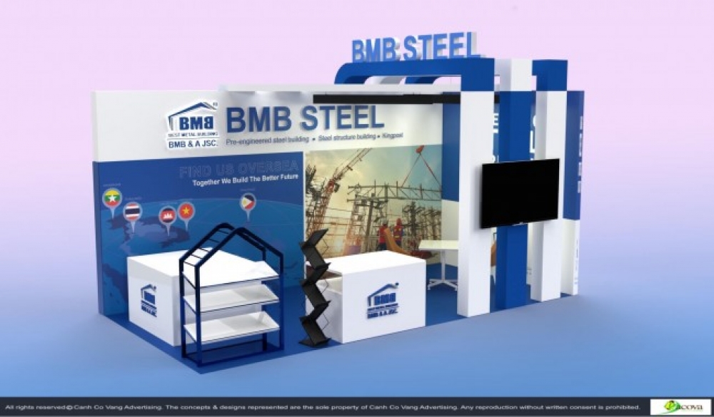 contractor booth exhibition vietnam