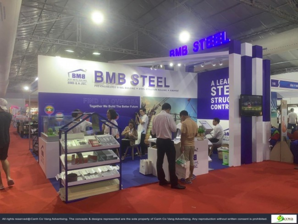 contractor booth exhibition vietnam
