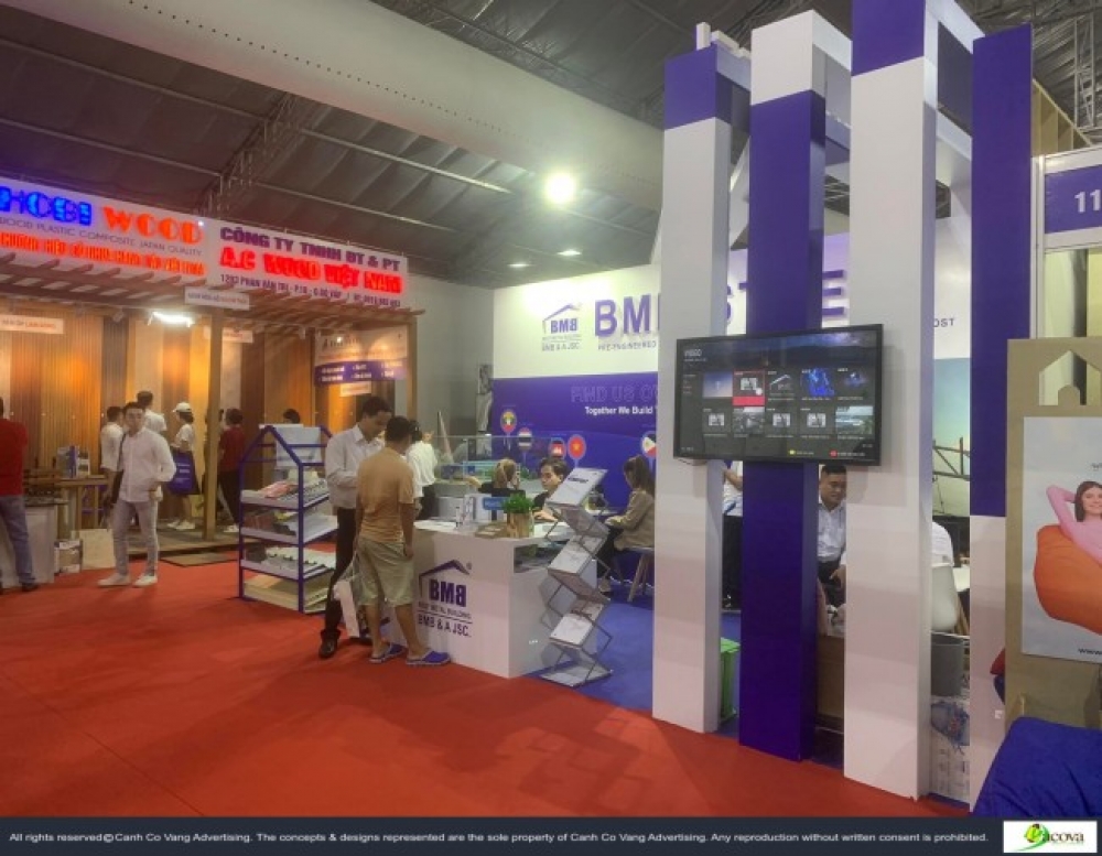 contractor booth exhibition vietnam
