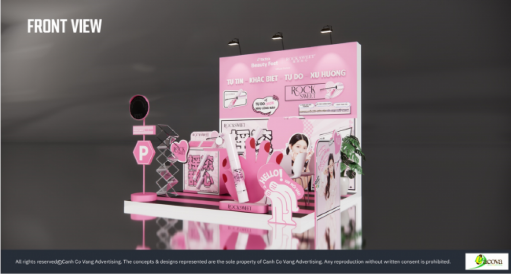 contractor booth exhibition vietnam