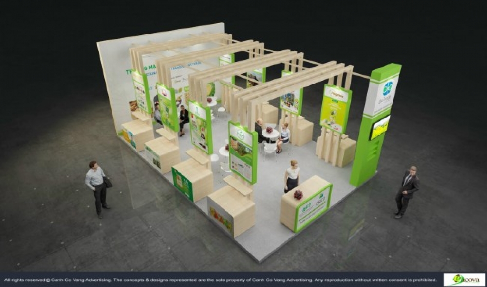 contractor booth exhibition vietnam