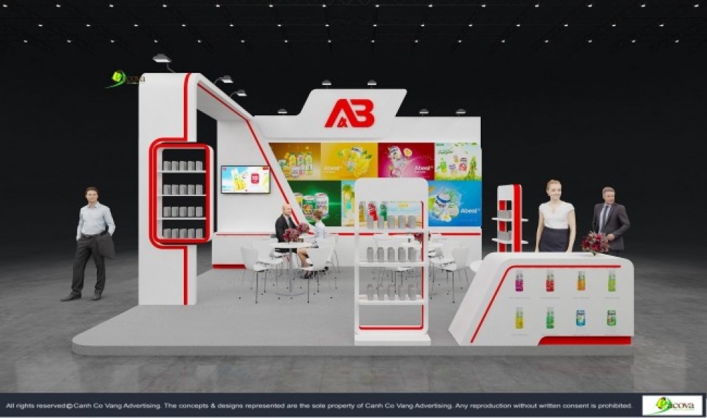 canh-co-vang-thiet-ke-gian-hang-AB-vietnam 04 Designs booth 2025