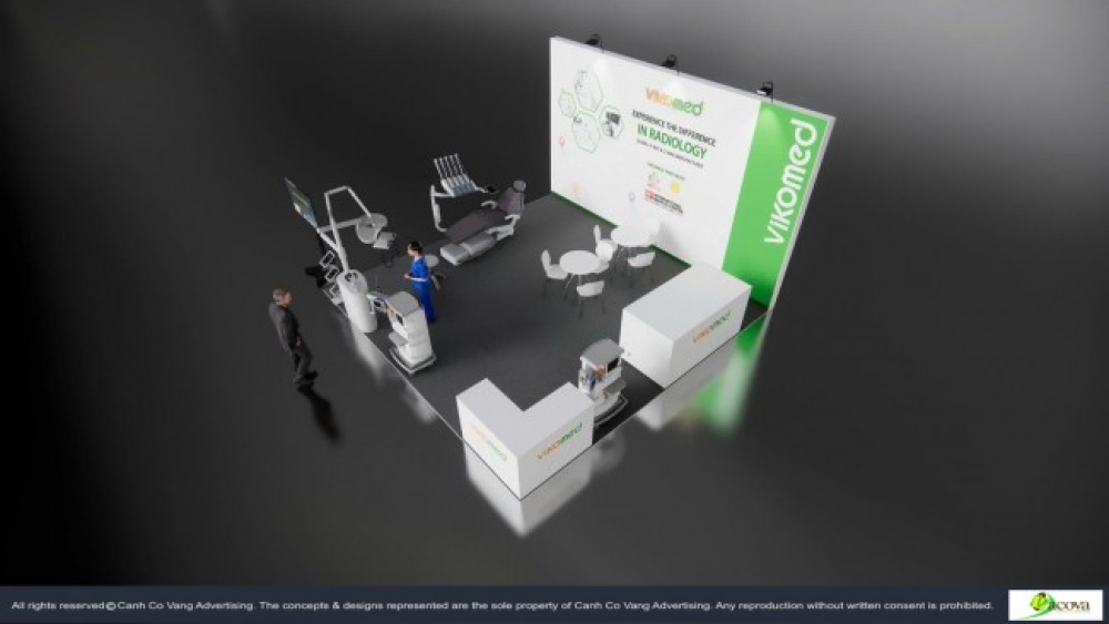 canh-co-vang-giai-phap-thiet-ke-thi-cong-gian-hang-hoi-cho-trien-lam-vikomed 02 stand-booth-design-exhibition-vietnam