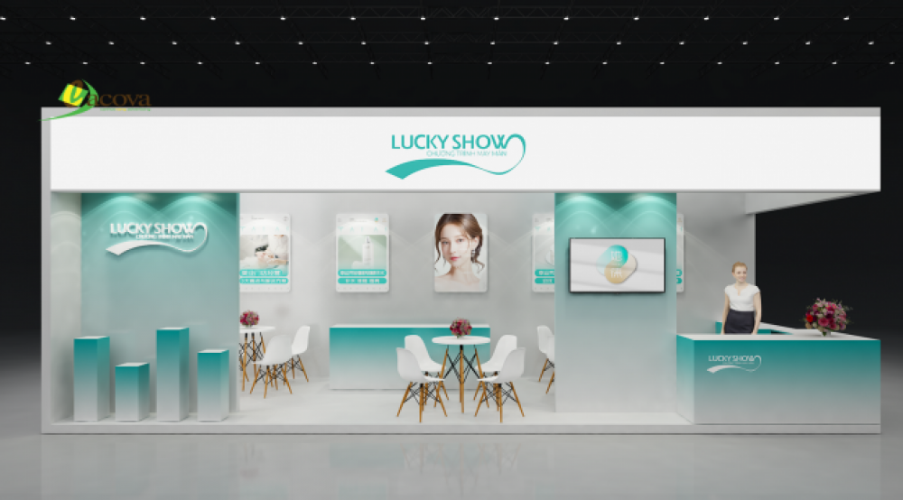 0210-canh-co-vang-tu-lieu-thiet-ke-gian-hang-lucky-viet-beauty-2024 stand-booth-design-exhibition-vietnam