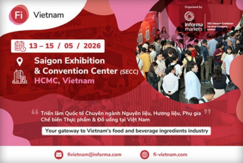 canh-co-vang-banner-su-kien-trien-lam-fi.vietnam2026 contractor booth exhibition vietnam