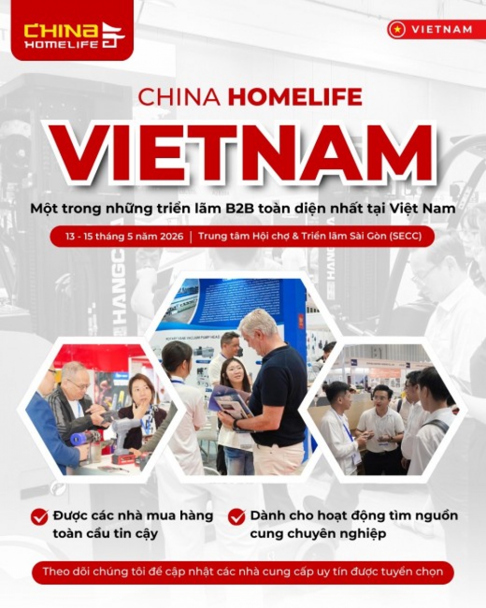 canh-co-vang-banner-su-kien-trien-lam-Chinahomelife-Vietnam2026 stand-booth-design-exhibition-vietnam