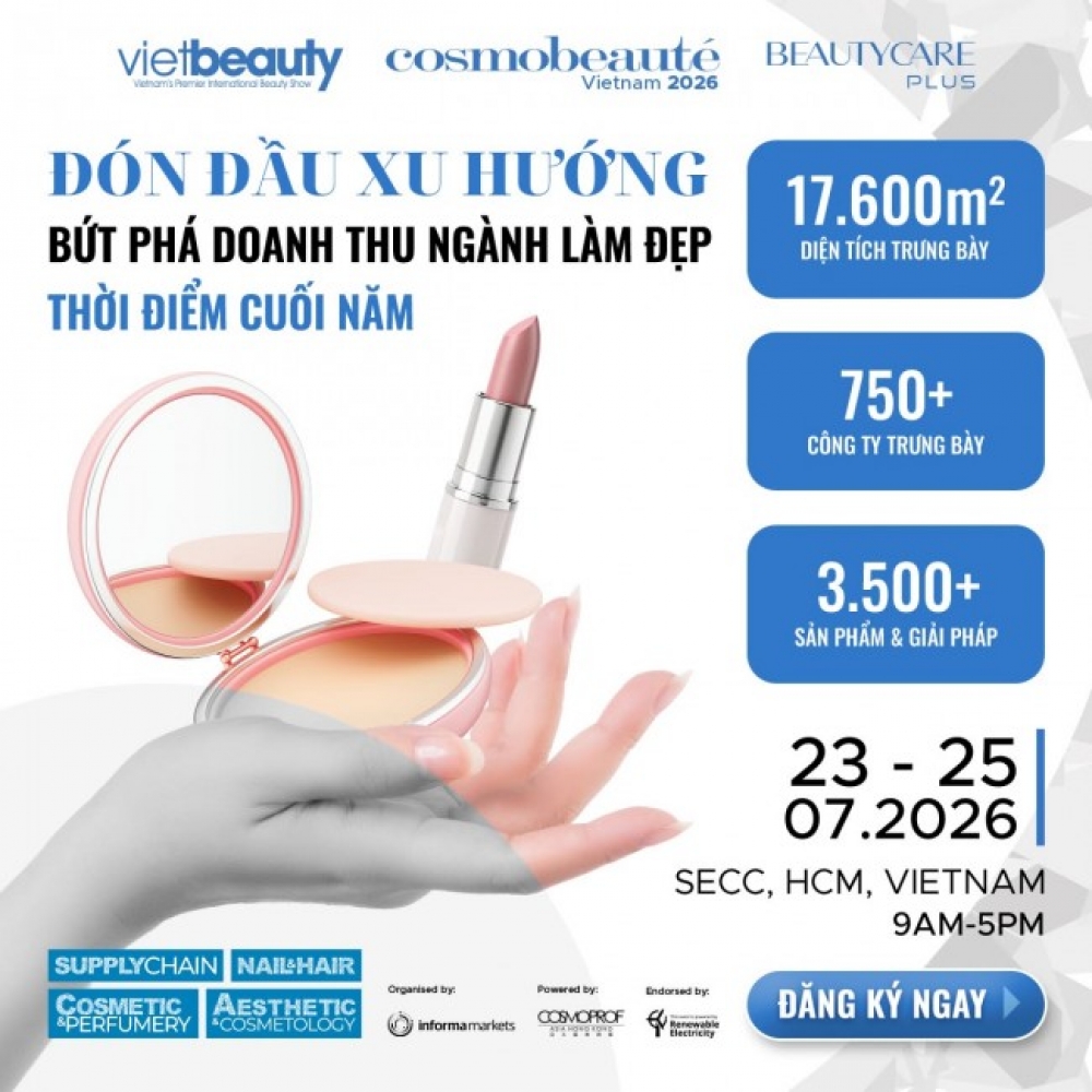canh-co-vang-banner-su-kien-trien-lam-VIETBEAUTY X COSMOBEAUTÉ VIETNAM 2026 01 stand-booth-design-exhibition-vietnam